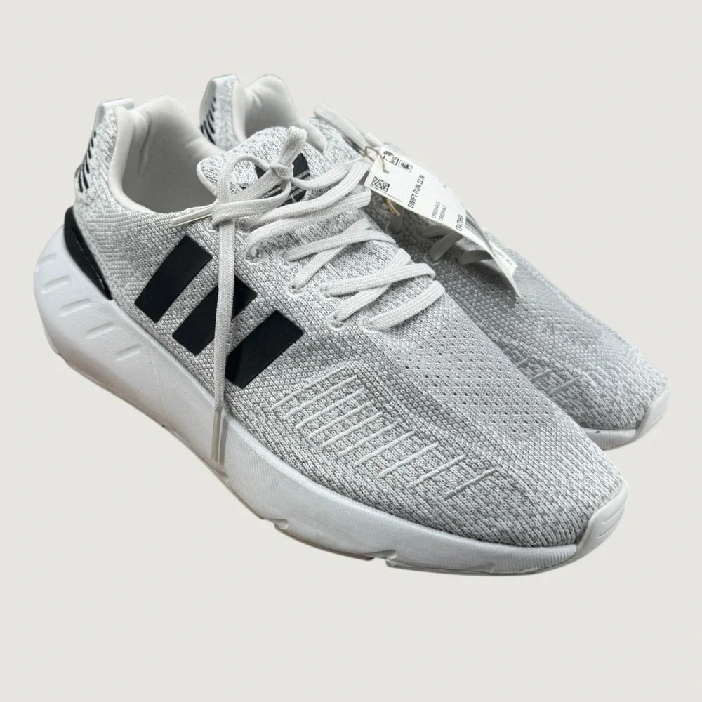 Adidas Swift Run 22 W Sneakers Size 8.5 Grey White Athletic‎ Running GV7969